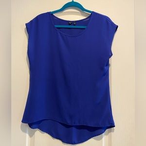 LOVE & HAIGHT M BLUE SLEEVELESS TOP (C)